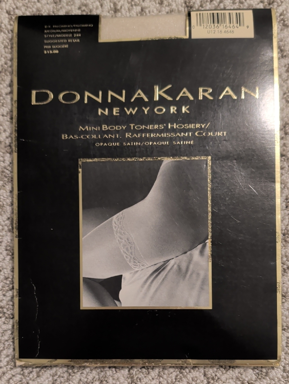 NWT Donna Karen NY Mini Body Toners Hosiery - Palomino. Size MEDIUM